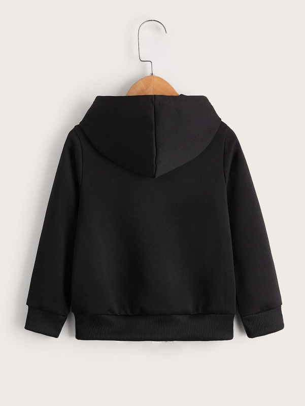 Toddler Boys 1pc Slogan Graphic Hoodie SHE