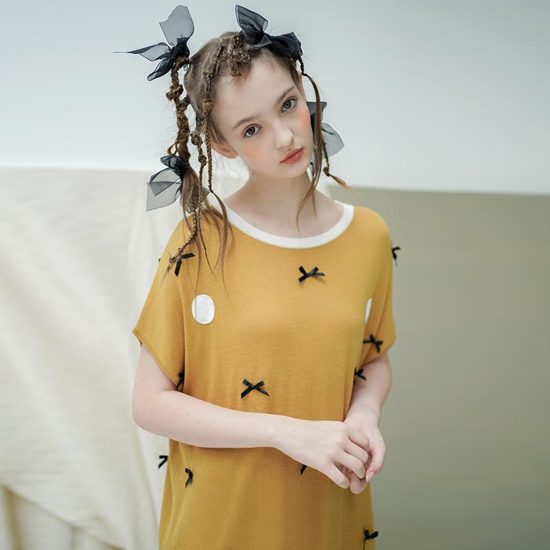 Casual Dresses Imakokoni Yellow Thin Knit Original Design Summer Polka Dot Bow Dress 20 203024Casual
Casual Dresses Imakokoni Yellow Thin Knit Original Design Summer Polka Dot Bow Dress 20 203024Casual