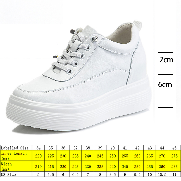 Genuine Leather Women Sneakers Dad Shoes Chunky Sneakers White for Women Vulcanized Shoes Breathable Comfy Platform Flats, White-2 air mesh
Genuine Leather Women Sneakers Dad Shoes Chunky Sneakers White for Women Vulcanized Shoes Breathable Comfy Platform Flats, White-2 air mesh