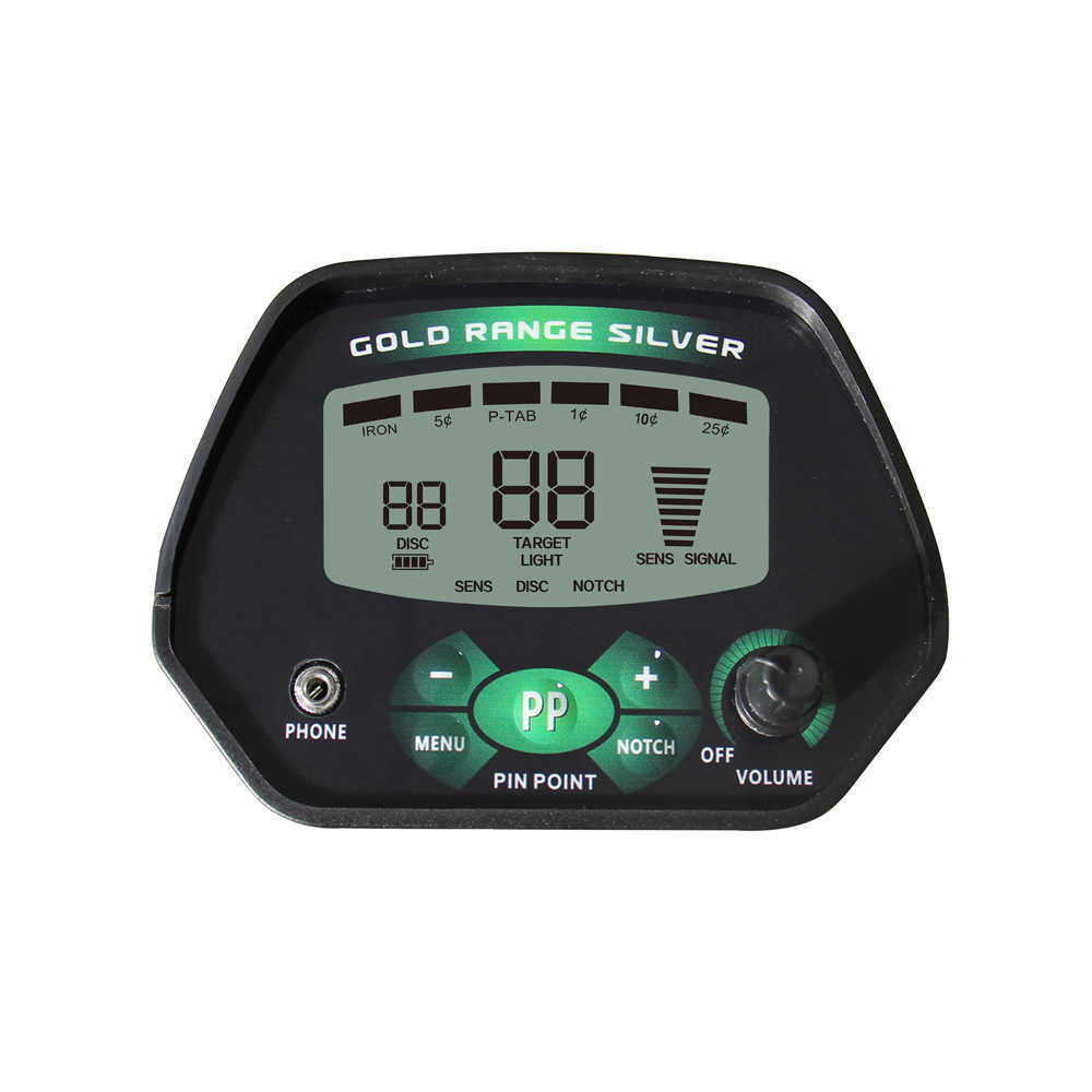 MD-4090 Metal Detector with Memory Function LCD Backlight Adjustable High Sensitivity Underground Metal Detector MD-3030 Updated