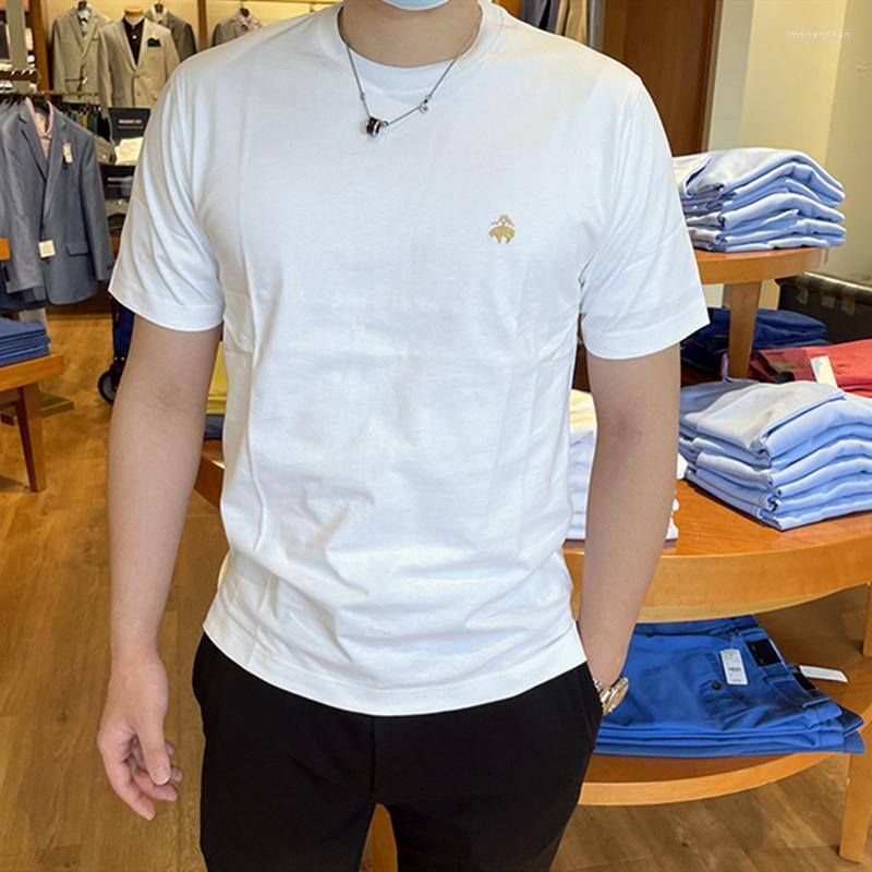 Men' T-Shirts High Quality O-Neck TOP Men' Short Sleeve Brother Summer 100%cotton Casual Goat Embroidery Fashion HommeMen' Imon22, 4-black
Men' T-Shirts High Quality O-Neck TOP Men' Short Sleeve Brother Summer 100%cotton Casual Goat Embroidery Fashion HommeMen' Imon22, 4-black
