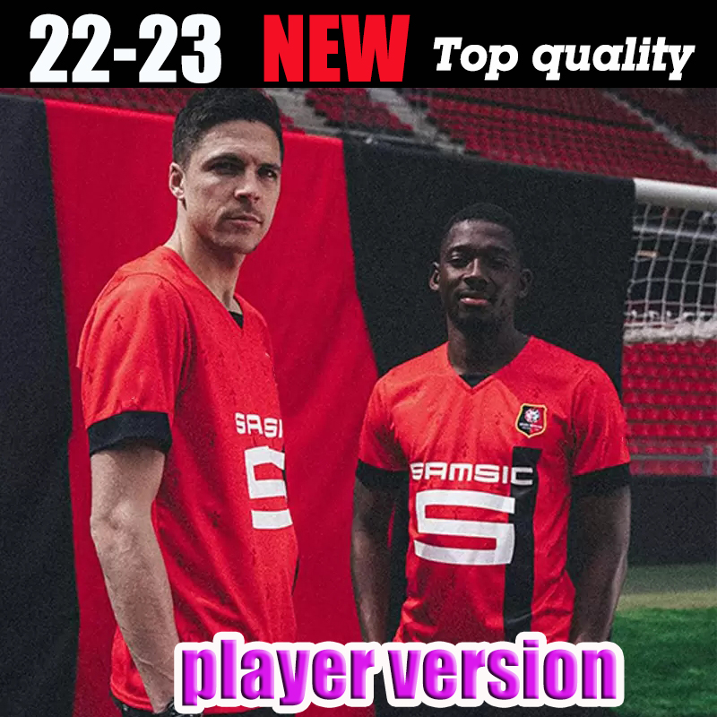 player version New 2022 2023 Stade Rennais soccer jerseys Rennes maillot de foot 22 23 SULEMANA BOURIGEAUD TERRIER DOKU Guirassy MAJER AGUERD TRAORE Men
player version New 2022 2023 Stade Rennais soccer jerseys Rennes maillot de foot 22 23 SULEMANA BOURIGEAUD TERRIER DOKU Guirassy MAJER AGUERD TRAORE Men