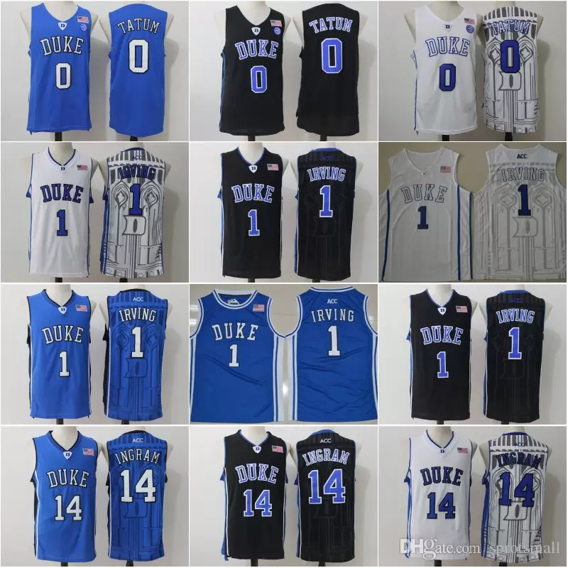 0 Jayson Tatum Duke Blue Devils Jersey Brandon 14 Ingram Stitched 1 Kyrie Irving College Black White Blue Basketball Jerseys, Colour 1
0 Jayson Tatum Duke Blue Devils Jersey Brandon 14 Ingram Stitched 1 Kyrie Irving College Black White Blue Basketball Jerseys, Colour 1