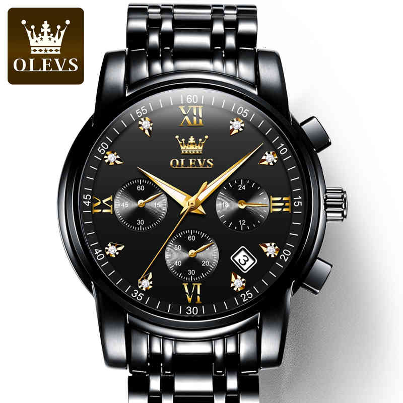 Wrist watch OLEVS 2858 Fashion Men Watch Analog Quartz Wristwatch Diamond Luxury Brand Alloy Case Clock Made In China, Black
Wrist watch OLEVS 2858 Fashion Men Watch Analog Quartz Wristwatch Diamond Luxury Brand Alloy Case Clock Made In China, Black