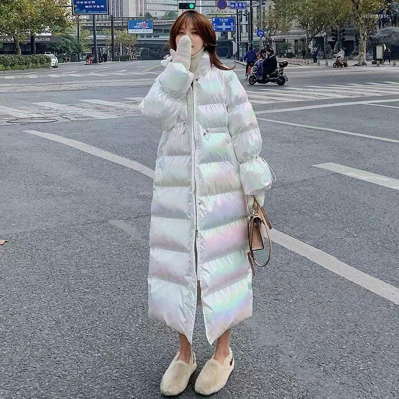 Women' Down & Parkas Winter Hoodless Long Section Knee-To-Ankle Shiny Cotton-Padded Coat Korean White Duck High Quality Jacket Female P6 Lu, Photo color
Women' Down & Parkas Winter Hoodless Long Section Knee-To-Ankle Shiny Cotton-Padded Coat Korean White Duck High Quality Jacket Female P6 Lu, Photo color