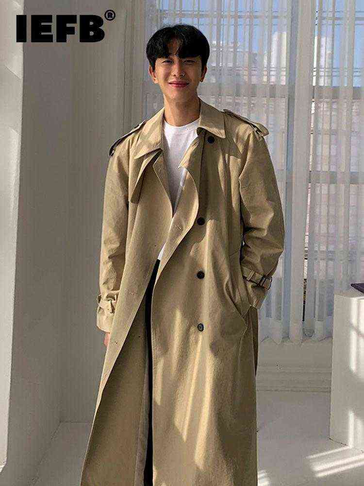 Coats Men's Trench Men's 2022 Autumn Windbreaker Mid Long Trend Coat Korean Fashion Handsome British Clothes With Belt Loose Classic Y54 T220809, Khaki 1
Coats Men's Trench Men's 2022 Autumn Windbreaker Mid Long Trend Coat Korean Fashion Handsome British Clothes With Belt Loose Classic Y54 T220809, Khaki 1
