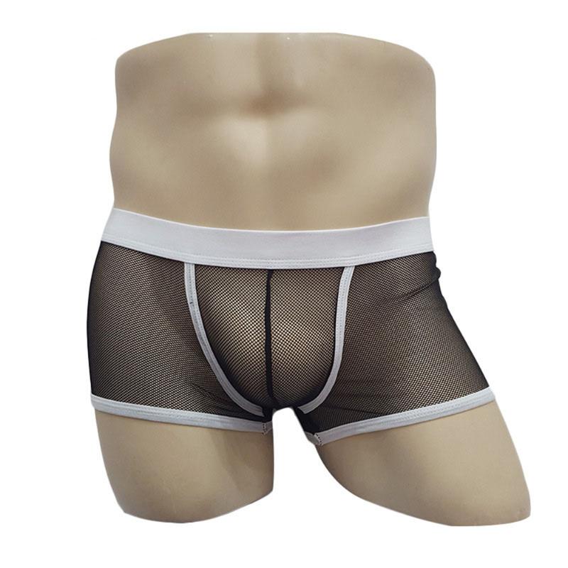 Underpants Sexy Men's Panties Mesh Ultra Thin Underwear U Convex Pouch Men Bikini Boxer Breathable Lingerie Home ShortsUnderpants, Black
Underpants Sexy Men's Panties Mesh Ultra Thin Underwear U Convex Pouch Men Bikini Boxer Breathable Lingerie Home ShortsUnderpants, Black