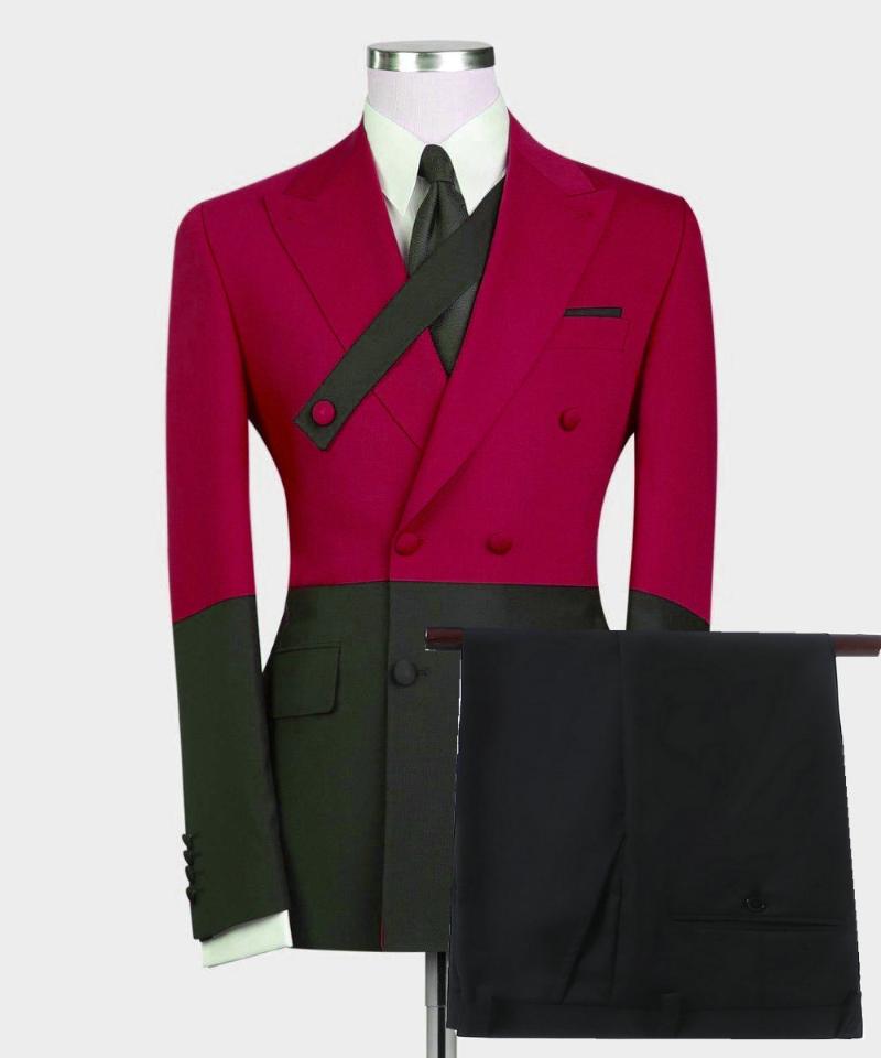 Men's Suits & Blazers 2022 Black And White Fashion Double Breasted Slim Fit Business Suit For Men Custom Made Prom Blazer Groom Man Wedding, As picture5
Men's Suits & Blazers 2022 Black And White Fashion Double Breasted Slim Fit Business Suit For Men Custom Made Prom Blazer Groom Man Wedding, As picture5