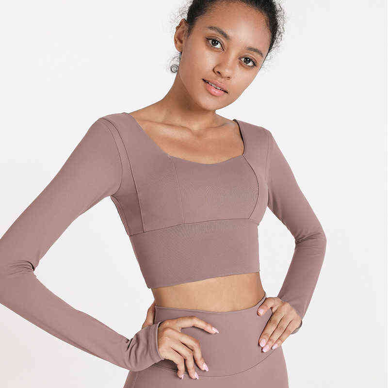 Sports Bra Yoga Lulus Tops Suit Long Sleeve T-shirt Sporty with Breast Pad Solid Color Tight Womens Fitness Shirt Match for Leggings Pants, Extra shipping cost
Sports Bra Yoga Lulus Tops Suit Long Sleeve T-shirt Sporty with Breast Pad Solid Color Tight Womens Fitness Shirt Match for Leggings Pants, Extra shipping cost