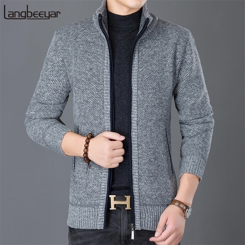 New Fashion Wind Breaker Jackets Men Stand Collar Trend Street Style Overcoat Cardigan Autumn Casual Coat Mens Clothes T200319
