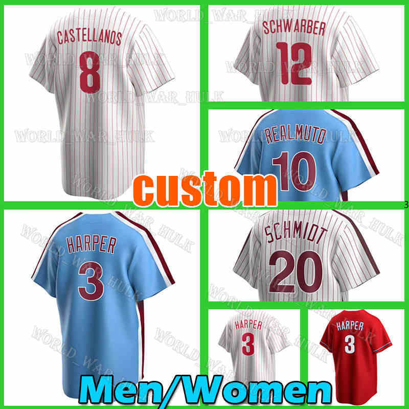 Bryce 3 Harper Jersey Philadelphia 8 Nick Castellanos Phillies Kyle Schwarber Baseball Alec Bohm 10 JT Realmuto Mike Schmidt Lenny Rhys Hoskins Dykstra Zack Wheeler, Women custom cool base(f c r)
Bryce 3 Harper Jersey Philadelphia 8 Nick Castellanos Phillies Kyle Schwarber Baseball Alec Bohm 10 JT Realmuto Mike Schmidt Lenny Rhys Hoskins Dykstra Zack Wheeler, Women custom cool base(f c r)