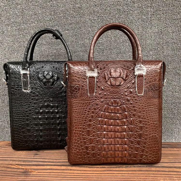 Briefcases Crocodile Leather Skull Handbag Leisure Vertical Men's Briefcase Business Man Shoulder Bag Fashion Messenger 45Briefcases, Black
Briefcases Crocodile Leather Skull Handbag Leisure Vertical Men's Briefcase Business Man Shoulder Bag Fashion Messenger 45Briefcases, Black
