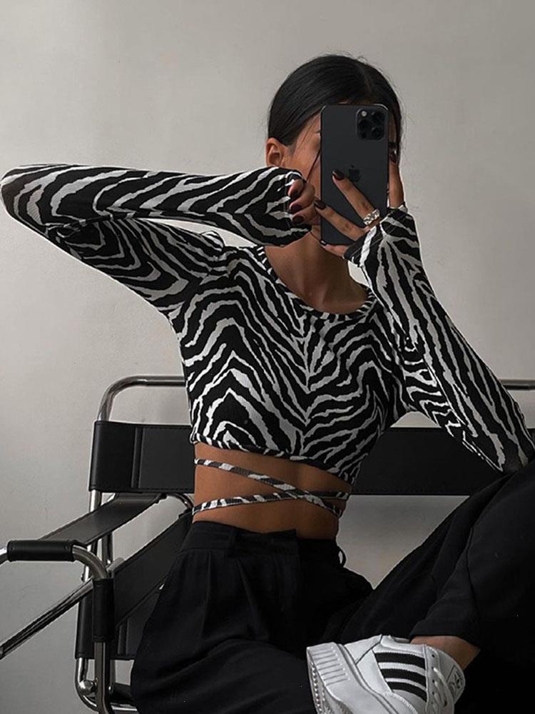 Sexy Backless Lace Ups Pullover Tees Women Autumn Black O-neck Slim Longsleeve Short T-shirt
Sexy Backless Lace Ups Pullover Tees Women Autumn Black O-neck Slim Longsleeve Short T-shirt