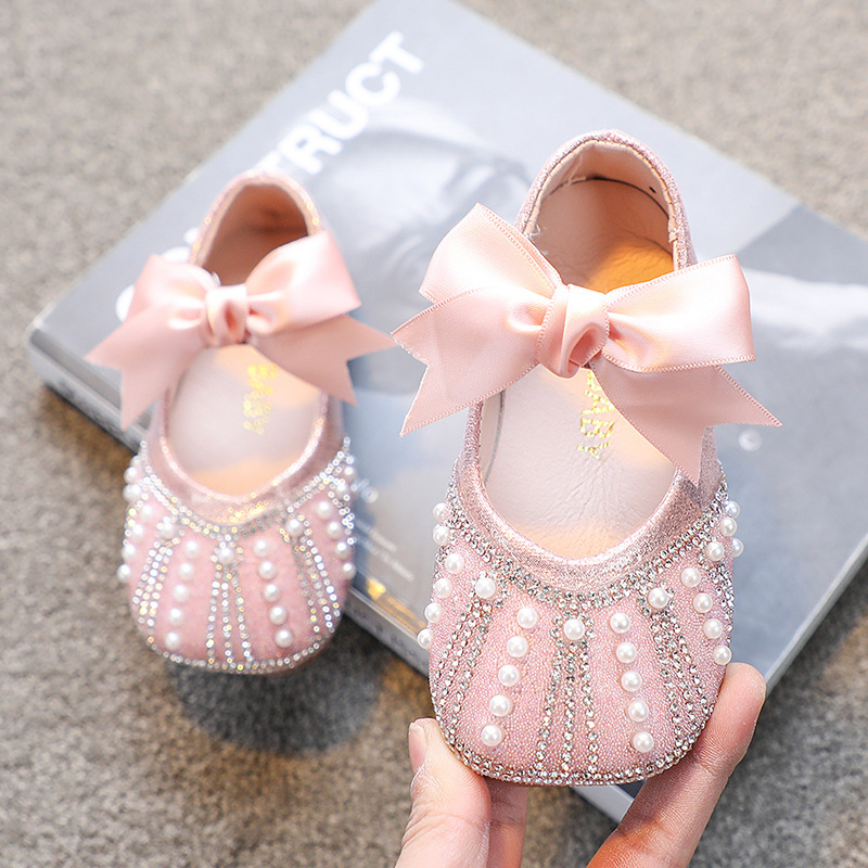 Children Girls Baby Princess PU Bowknot Sneakers Pearl Diamond Single Shoes Kids Dance Shoes, Pink
Children Girls Baby Princess PU Bowknot Sneakers Pearl Diamond Single Shoes Kids Dance Shoes, Pink