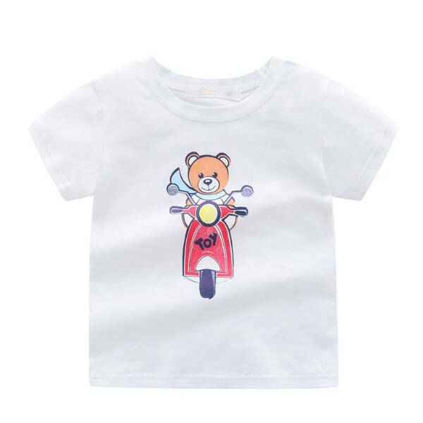 NEW Cartoon Print Cotton T-shirt 2022 Summer Bear Boys Baby T-shirt O-neck Short Sleeves Girls White Casual Tops Tee Size, Sky blue
NEW Cartoon Print Cotton T-shirt 2022 Summer Bear Boys Baby T-shirt O-neck Short Sleeves Girls White Casual Tops Tee Size, Sky blue