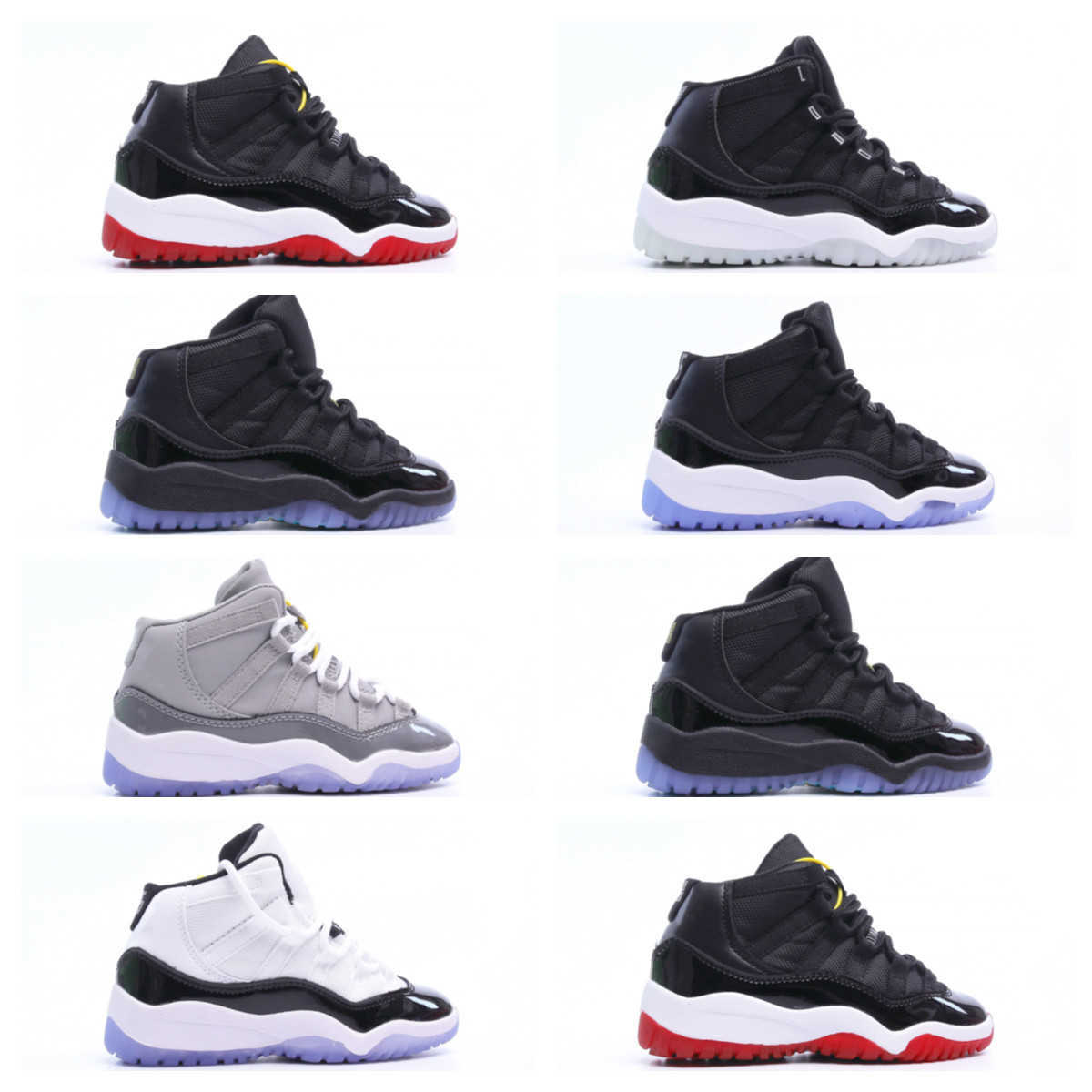 Infant Designer Kids Shoes Td Cool Grey Jordens 11 Xi Sneaker Concord Space Jam Metallic Silver Jumpman Bred Legend Blue Children Boys Girls Basketball Shoes, Fill postage
Infant Designer Kids Shoes Td Cool Grey Jordens 11 Xi Sneaker Concord Space Jam Metallic Silver Jumpman Bred Legend Blue Children Boys Girls Basketball Shoes, Fill postage