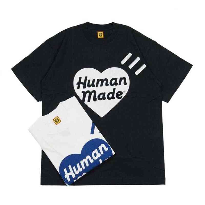 Men's and Women's T-shirt Human 20ss Two-color Big Love 0192 Printed Cotton Round Neck Made Loose Retro Short-sleeved Ca305gc11, White
Men's and Women's T-shirt Human 20ss Two-color Big Love 0192 Printed Cotton Round Neck Made Loose Retro Short-sleeved Ca305gc11, White