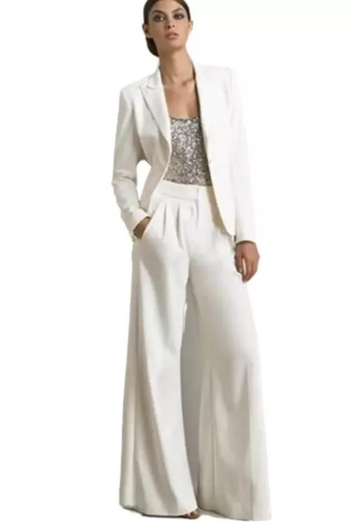 Women' Two Piece Pants 2 Pcs White Loose Women Suits Blazer Set Wedding Tuxedos Party Wear Causal Pantsuits, 006
Women' Two Piece Pants 2 Pcs White Loose Women Suits Blazer Set Wedding Tuxedos Party Wear Causal Pantsuits, 006