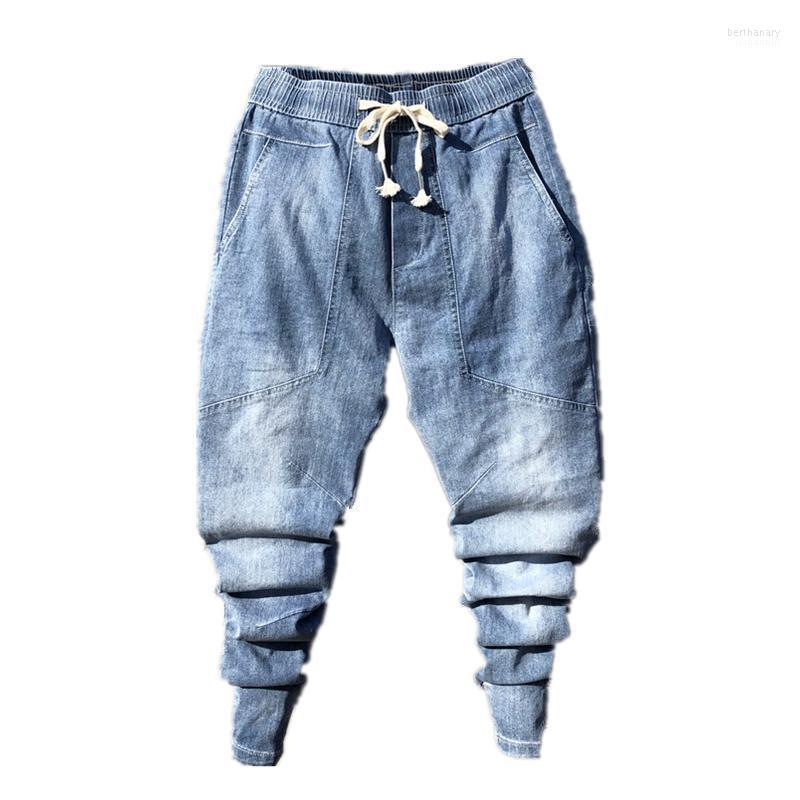 Men's Jeans Spring Summer Light Blue Men Casual Thin Hip Hop Ankle Length Pants High Street Drawstring Elastic Waist Harem Bert22, As photos
Men's Jeans Spring Summer Light Blue Men Casual Thin Hip Hop Ankle Length Pants High Street Drawstring Elastic Waist Harem Bert22, As photos