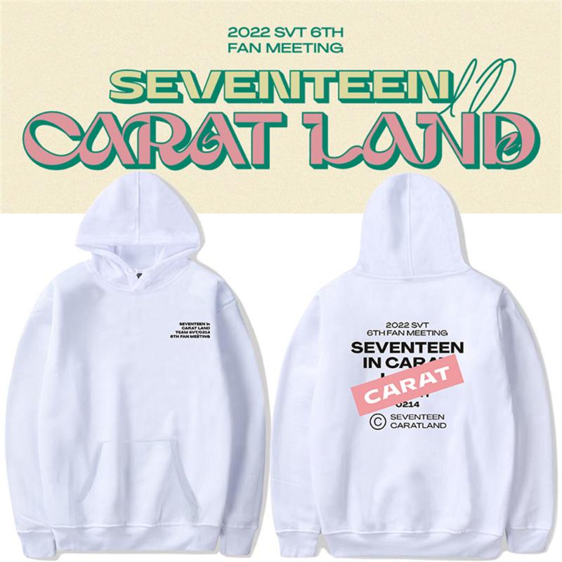 Men's Hoodies & Sweatshirts SEVENTEEN Hoodie In CARAT LAND Pullover With Velvet Autumn Winter, Beige
Men's Hoodies & Sweatshirts SEVENTEEN Hoodie In CARAT LAND Pullover With Velvet Autumn Winter, Beige