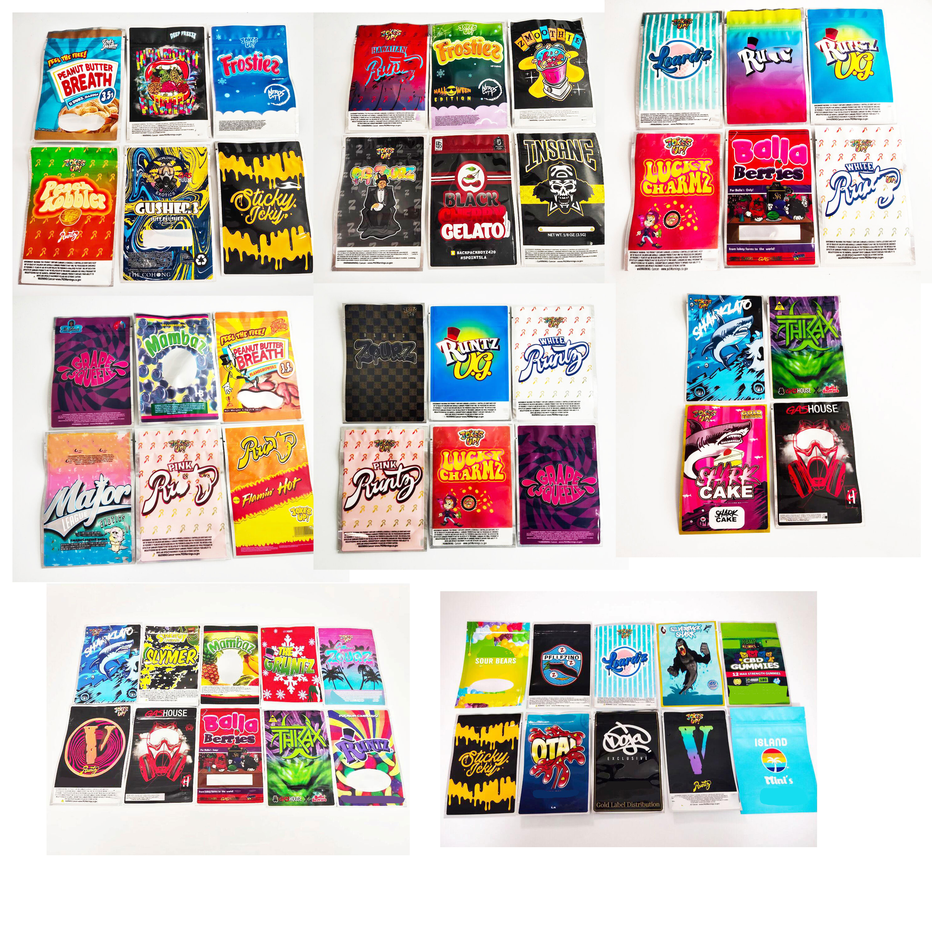 Joke's UP Runtz Mylar Bag Package Ziplock Jokes Runts Mylar Bags Packaging Zipper Runty Pouch Pack
Joke's UP Runtz Mylar Bag Package Ziplock Jokes Runts Mylar Bags Packaging Zipper Runty Pouch Pack