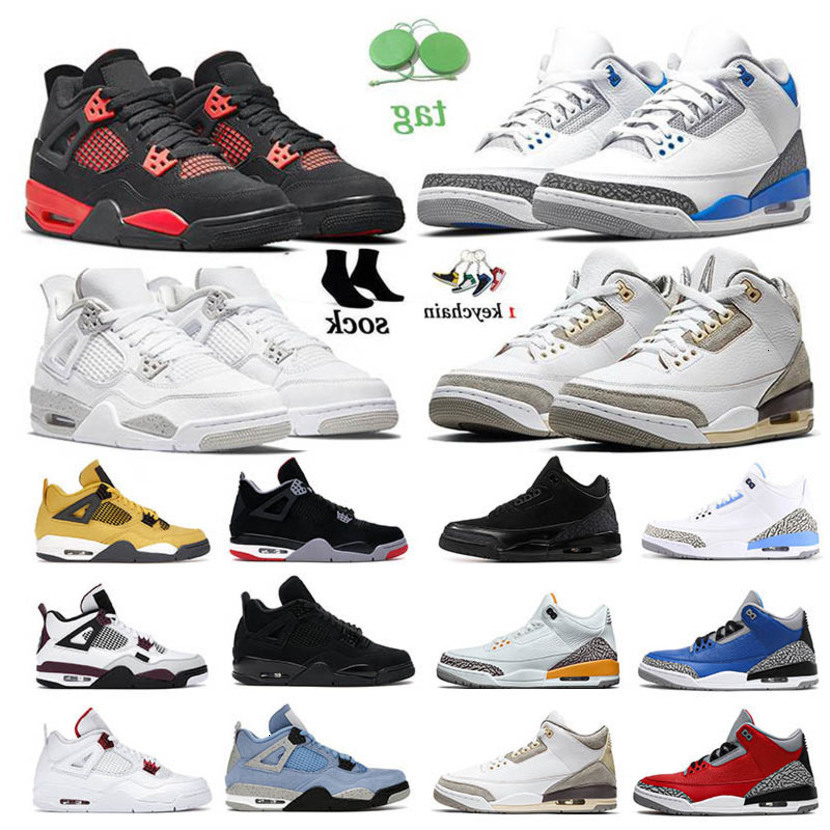 With Box Jordns Jumpman 4s Men Basketball Shoes 3s Unc Black Cat Court Purple Red Thunder Shimmer Laser Orange Varsity Royal University Blue Metallic Green Sports, 34
With Box Jordns Jumpman 4s Men Basketball Shoes 3s Unc Black Cat Court Purple Red Thunder Shimmer Laser Orange Varsity Royal University Blue Metallic Green Sports, 34