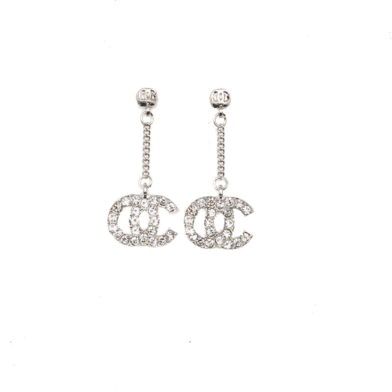 18K Gold Plated Luxury Brand Designers Double Letters Stud Long Eardrop Geometric Classic Women S925 Silver Crystal Rhinestone Earring Wedding Party Jewerlry
18K Gold Plated Luxury Brand Designers Double Letters Stud Long Eardrop Geometric Classic Women S925 Silver Crystal Rhinestone Earring Wedding Party Jewerlry