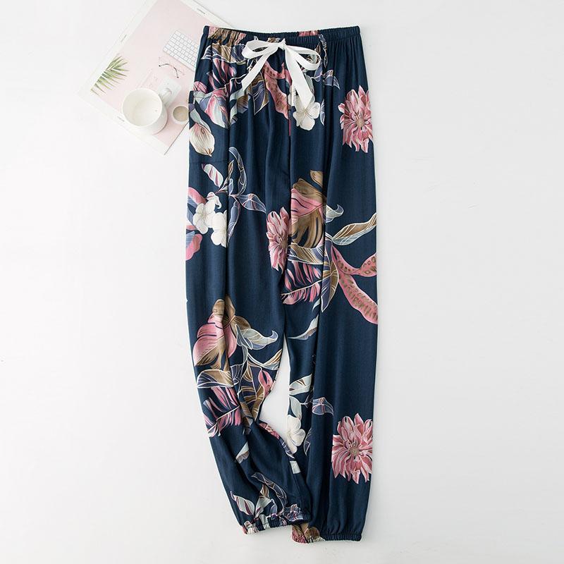 Women's Sleepwear Cotton Satin Sleep Bottoms Women Thin Home Pants Spring Print Fashion Pocket Trousers Female Looes Summer Beach PantsWomen, As photo 13
Women's Sleepwear Cotton Satin Sleep Bottoms Women Thin Home Pants Spring Print Fashion Pocket Trousers Female Looes Summer Beach PantsWomen, As photo 13
