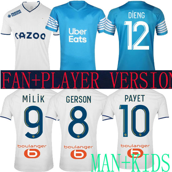 21 22 23 soccer jerseys 2021 2022 2023 MarseilleS MILIK maillot foot CUISANCE THAUVIN BENEDETTO KAMARA PAYET football shirts men kids kit LUIS HENRIQUE ALVARO WHITE, 22 23 home +sponsor player 2
21 22 23 soccer jerseys 2021 2022 2023 MarseilleS MILIK maillot foot CUISANCE THAUVIN BENEDETTO KAMARA PAYET football shirts men kids kit LUIS HENRIQUE ALVARO WHITE, 22 23 home +sponsor player 2
