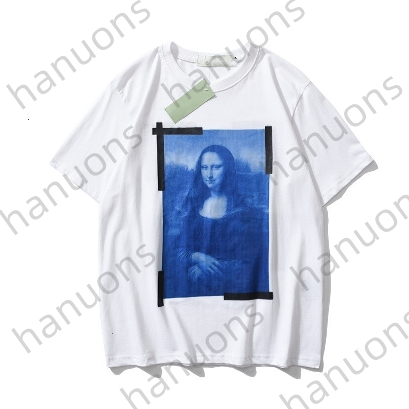 Offs Men's T-shirts White Mona Lisa Print Short T-shirt Brand Men and Women Lovers Loose Round Neck Half Sleeve Printed Letter x the Back
Offs Men's T-shirts White Mona Lisa Print Short T-shirt Brand Men and Women Lovers Loose Round Neck Half Sleeve Printed Letter x the Back