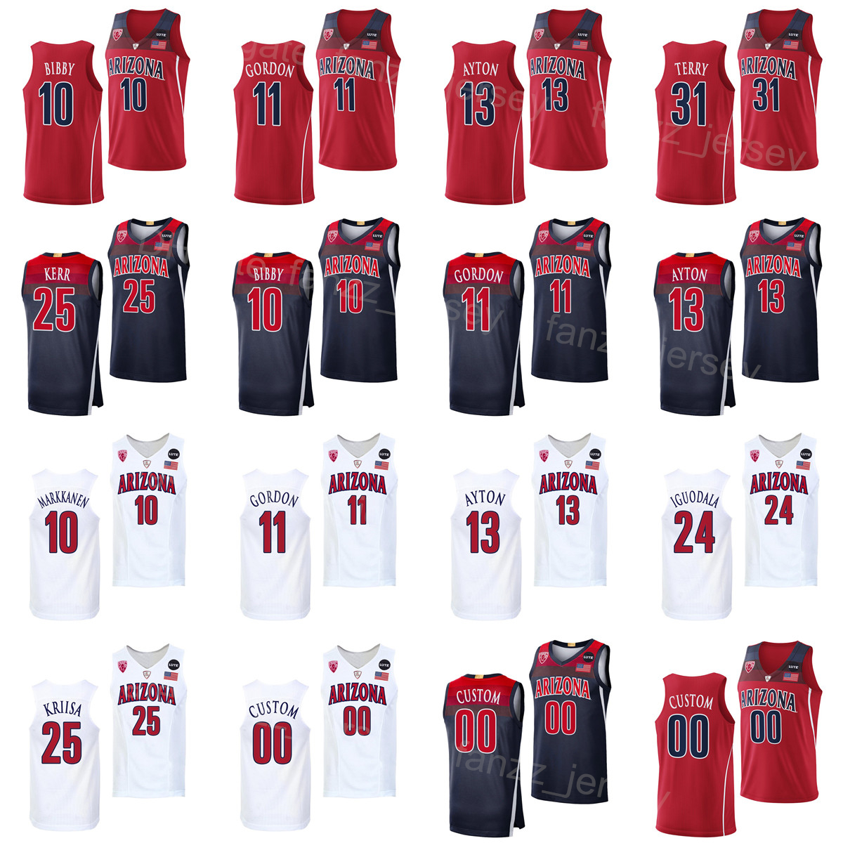 NCAA Arizona Wildcats College Basketball 22 Jason Gardner Jersey 25 Steve Kerr 31 Jason Terry 32 Sean Elliot 10 Mike Bibby 20 Damon Stoudamire For Sport Fans Team Men, Red
NCAA Arizona Wildcats College Basketball 22 Jason Gardner Jersey 25 Steve Kerr 31 Jason Terry 32 Sean Elliot 10 Mike Bibby 20 Damon Stoudamire For Sport Fans Team Men, Red