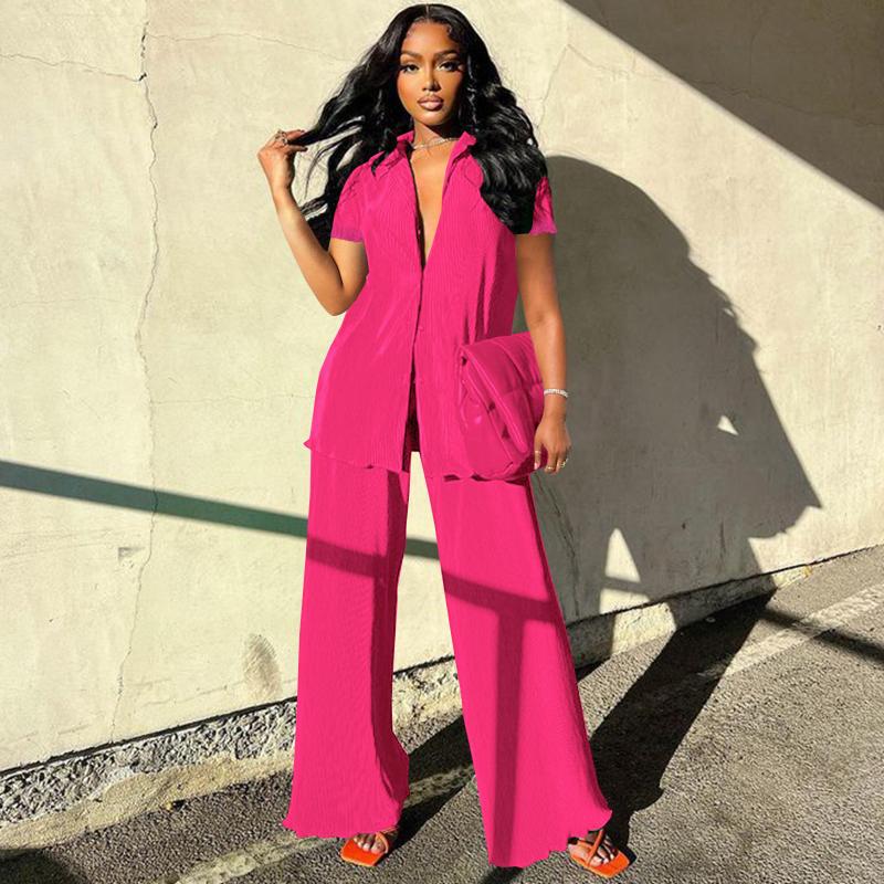 Women' Tracksuits Pleated Women' Set Long Sleeve Shirt Tops And Straight Wide Leg Pants Elegant Tracksuit Two 2 Piece Fitness OutfitsW, Green
Women' Tracksuits Pleated Women' Set Long Sleeve Shirt Tops And Straight Wide Leg Pants Elegant Tracksuit Two 2 Piece Fitness OutfitsW, Green