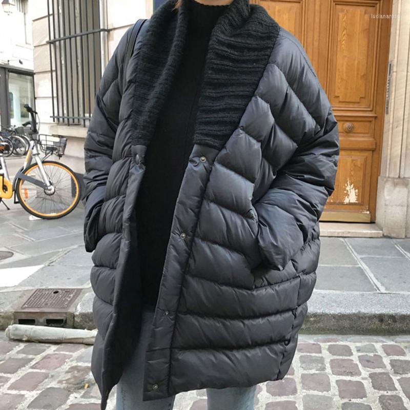 Women's Down & Parkas Cotton Padded Jacket Winter Thick Warm Black Causal Medium Length Jackets Oversize Style Fashion Pocket Luci22
Women's Down & Parkas Cotton Padded Jacket Winter Thick Warm Black Causal Medium Length Jackets Oversize Style Fashion Pocket Luci22