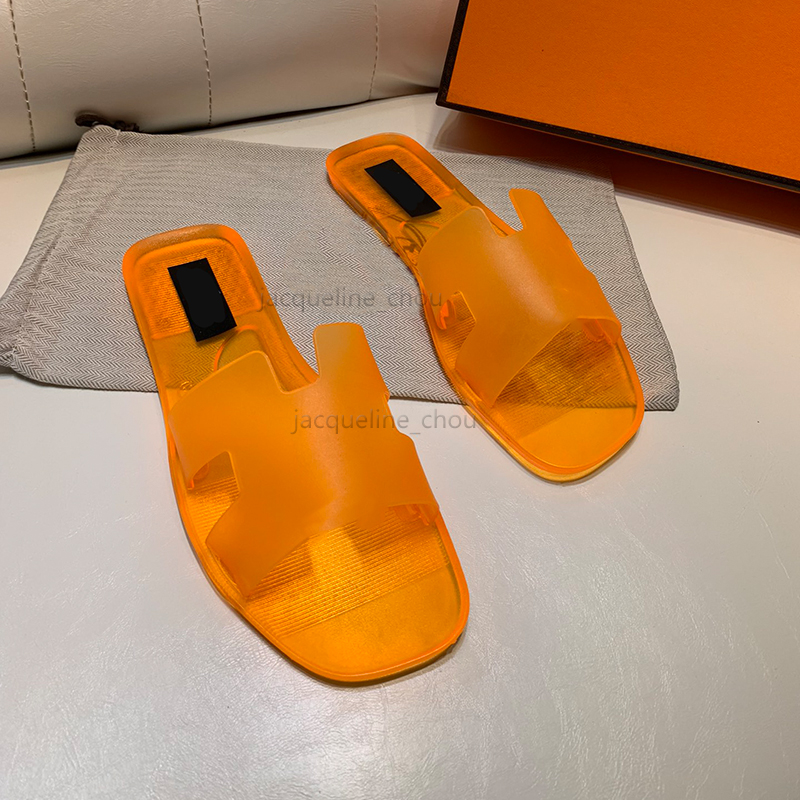 Fashion Lady Slippers H Jelly PVC Sandals Famous Woman Designer Slide Flat Heels Summer Womens Shoes With Box Size 36-41, 6#
Fashion Lady Slippers H Jelly PVC Sandals Famous Woman Designer Slide Flat Heels Summer Womens Shoes With Box Size 36-41, 6#