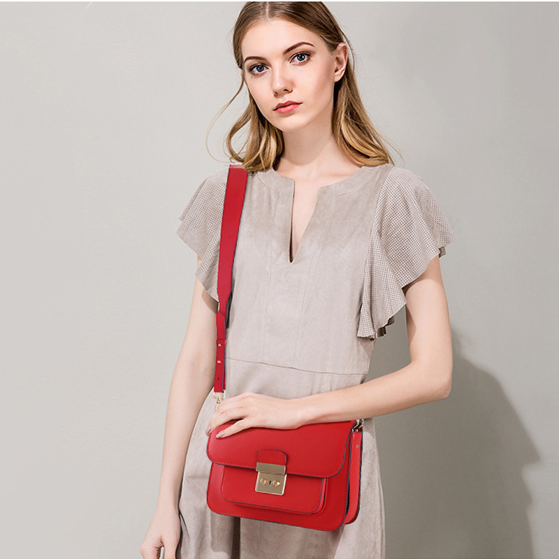 Lychee Pattern Wide Shoulder Strap Adjustable Replacement Bag Strap Double-sided Solid Color Fashion Woman Belts Bag accessories 220610