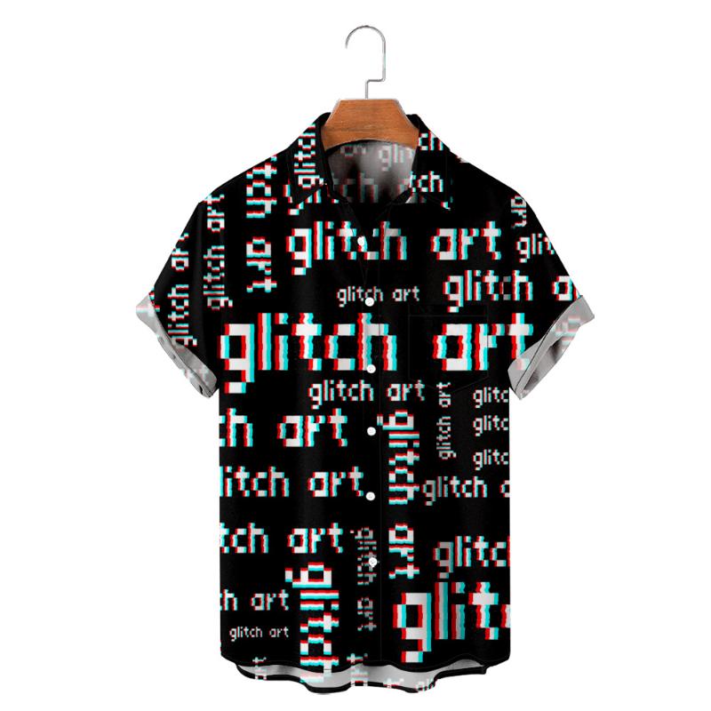 Men's Casual Shirts Men's Hawaiian T-Shirt Y2K Hombre Fashion Shirt Glitch Art 3D Print Cozy Short Sleeve Beach Oversized Clothes 2Men's, Hl06213 eursize
Men's Casual Shirts Men's Hawaiian T-Shirt Y2K Hombre Fashion Shirt Glitch Art 3D Print Cozy Short Sleeve Beach Oversized Clothes 2Men's, Hl06213 eursize