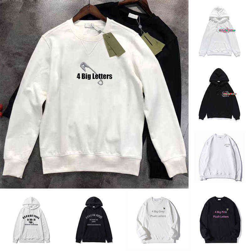 22FW Mens Designers Hoodies Fashion Couples Pullover Long Sleeve Street Hip Hop Cotton Sweater Safety Pin Loose Fit Womens Luxury Hooded, 19
22FW Mens Designers Hoodies Fashion Couples Pullover Long Sleeve Street Hip Hop Cotton Sweater Safety Pin Loose Fit Womens Luxury Hooded, 19
