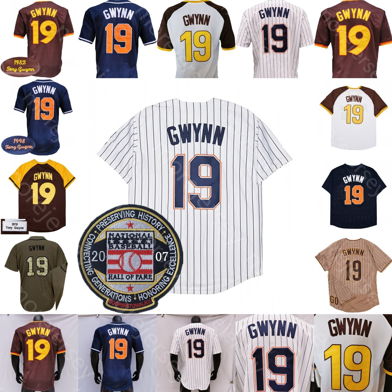 Tony Gwynn Jersey Vintage 2007 Hall of Fame Patch 1978 1982 Navy White Coffee Button Pinstripe Mesh BP Player Pullover Adult, 1978 pullover white
Tony Gwynn Jersey Vintage 2007 Hall of Fame Patch 1978 1982 Navy White Coffee Button Pinstripe Mesh BP Player Pullover Adult, 1978 pullover white
