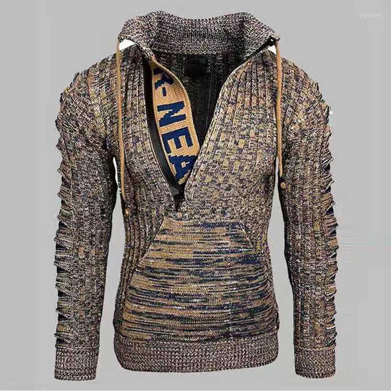 Men' Sweaters Autumn Winter Oversized Sweater Men Casual Loose Vintage Print Knitted Long Sleeve Pullover Hooded Knitwear MenMen' Olga22, Black
Men' Sweaters Autumn Winter Oversized Sweater Men Casual Loose Vintage Print Knitted Long Sleeve Pullover Hooded Knitwear MenMen' Olga22, Black