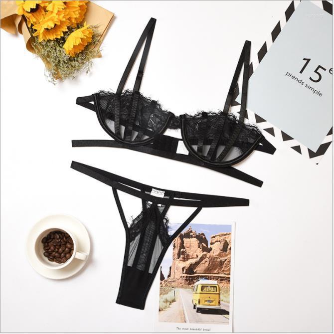 Bras Sets Sexy Lace Lingerie Set Women Bra Perspective Spaghetti Strap Mesh Underwear Backless Ladies Thong, Black
Bras Sets Sexy Lace Lingerie Set Women Bra Perspective Spaghetti Strap Mesh Underwear Backless Ladies Thong, Black