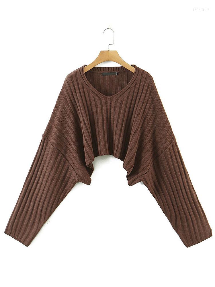 Women' Sweaters 2022 Autumn Women Vintage Batwing Sleeve Oversized Sweater Mujer Chic Crop Pullover TopsWomen' Perf22, Chocolate skirt
Women' Sweaters 2022 Autumn Women Vintage Batwing Sleeve Oversized Sweater Mujer Chic Crop Pullover TopsWomen' Perf22, Chocolate skirt