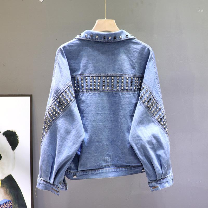 Women' Jackets 2022 Spring Retro Rivet Short Streetwear Coat Casual Black Denim Jacket Fashion Clothes Women Camperas
Women' Jackets 2022 Spring Retro Rivet Short Streetwear Coat Casual Black Denim Jacket Fashion Clothes Women Camperas