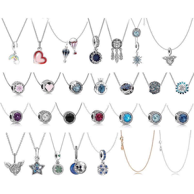 Pandora Necklace S925 Sterling Silver Ocean Heart Pendant Clavicle Chain Colorful Pendant Series Opal Necklace Female Jewelry Christmas Gift With Box
Pandora Necklace S925 Sterling Silver Ocean Heart Pendant Clavicle Chain Colorful Pendant Series Opal Necklace Female Jewelry Christmas Gift With Box