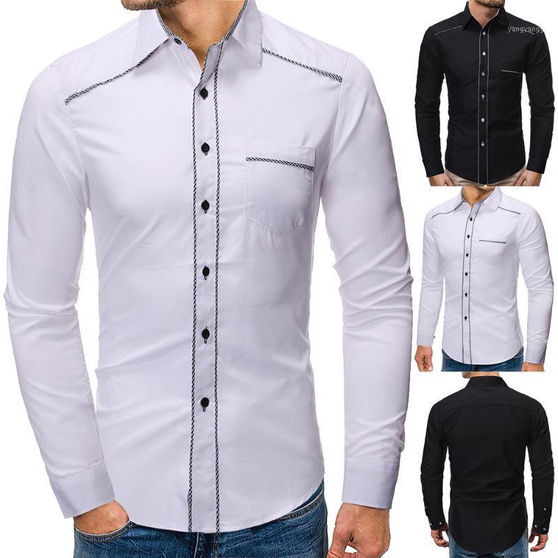 Men's Brand Creative Personality Casual Fashion Business Long Sleeve Plain Color Shirt Dress Men Shirts For, Black
Men's Brand Creative Personality Casual Fashion Business Long Sleeve Plain Color Shirt Dress Men Shirts For, Black