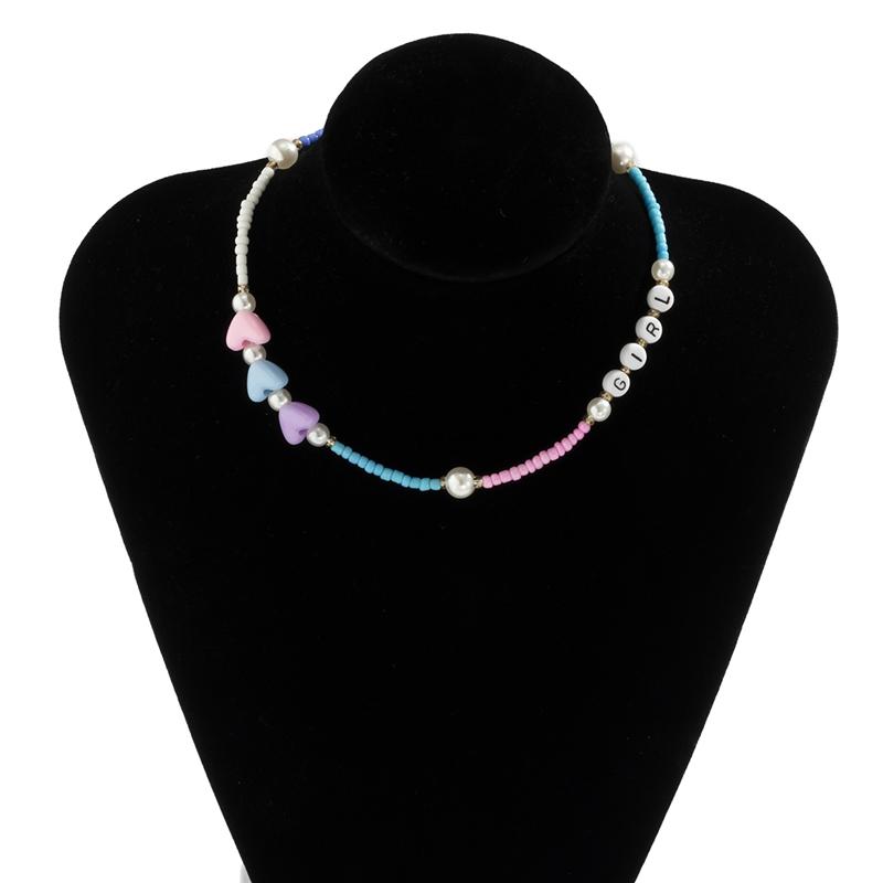 Chokers Bohemian Colorful Acrylic Bead Pearl Letter GIRL Necklace 2022 Trend Bohe Sweater Necklaces For Women Girls Teens Neck JewelryChoker
Chokers Bohemian Colorful Acrylic Bead Pearl Letter GIRL Necklace 2022 Trend Bohe Sweater Necklaces For Women Girls Teens Neck JewelryChoker