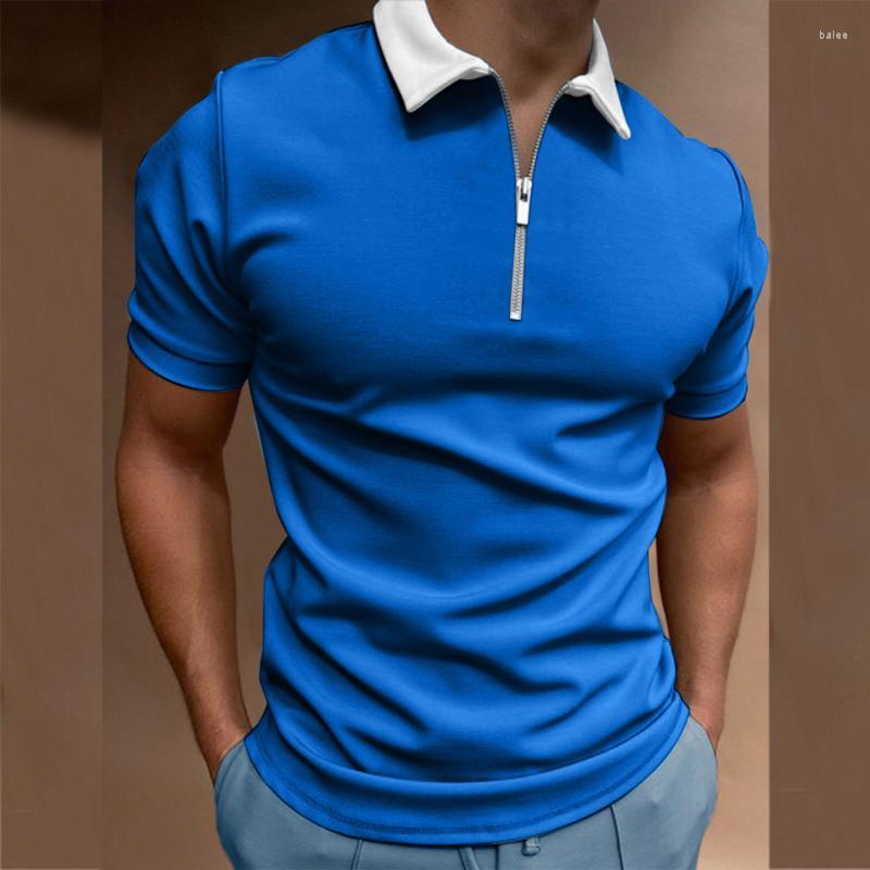 Men's Polos Summer High Street Men Shirts Solid Casual Short Sleeve Turn-Down Collar Zipper Plus Size 5XL Shirt QualityMen's Men'sMen's, Gy
Men's Polos Summer High Street Men Shirts Solid Casual Short Sleeve Turn-Down Collar Zipper Plus Size 5XL Shirt QualityMen's Men'sMen's, Gy