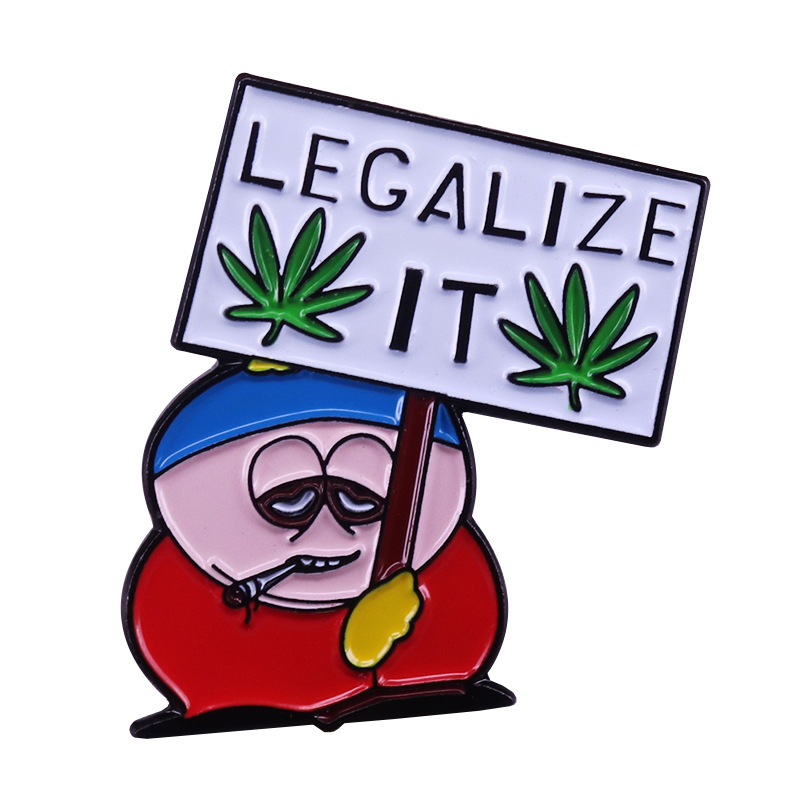 Southpark Legalize It Weed Hat Pin Brooch for Men Women Satirical Comedy Badge Punk Jewelry, As picture
Southpark Legalize It Weed Hat Pin Brooch for Men Women Satirical Comedy Badge Punk Jewelry, As picture
