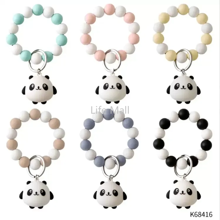 Cartoon Silicone Beads Bracelets Finger Toys Keychain Spot Colors Wristbands Decoration Keyring For Shoulder Bag DD
Cartoon Silicone Beads Bracelets Finger Toys Keychain Spot Colors Wristbands Decoration Keyring For Shoulder Bag DD