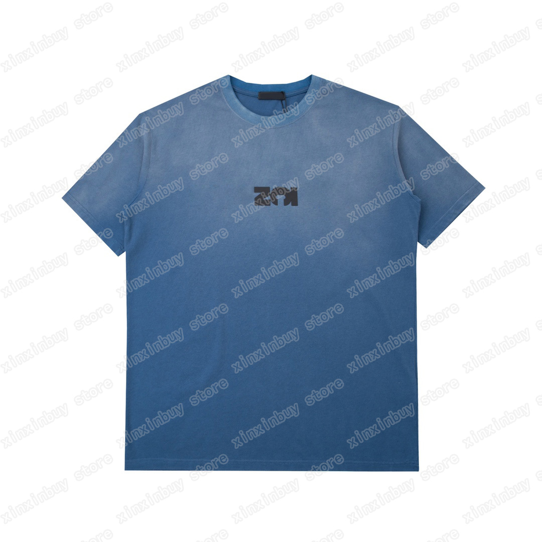 22ss Men Women Designers t shirts tee Gradient wash Silica gel letters short sleeve Man Crew Neck paris Streetwear blue black xinxinbuy S-XL
22ss Men Women Designers t shirts tee Gradient wash Silica gel letters short sleeve Man Crew Neck paris Streetwear blue black xinxinbuy S-XL