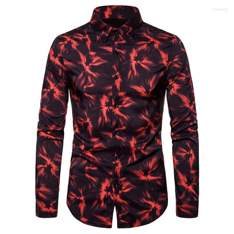 Men' Casual Shirts Shirt Printing Slim Long Blouse Colorful Tops 3D Sleeve Dress Men Eldd22, Red
Men' Casual Shirts Shirt Printing Slim Long Blouse Colorful Tops 3D Sleeve Dress Men Eldd22, Red
